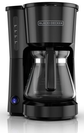 BLACK+DECKER 5-Cup Coffeemaker Glass Carafe
