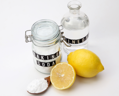 Usage of Vinegar, lemon liquor or citric acid