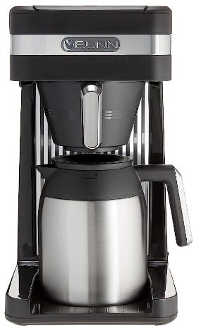 BUNN 55200 CSB3T Speed Brew Platinum Thermal Coffee Maker Stainless Steel, 10-Cup, Black