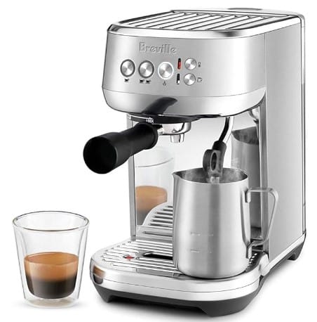 Breville Bambino Plus Espresso Machine,64 Fluid Ounces, Brushed Stainless Steel, BES500BSS