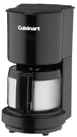 Cuisinart 4 Cup w/Stainless-Steel Carafe Coffeemaker, Black