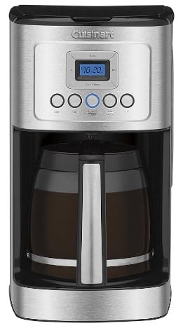 Cuisinart Coffee Maker, 14-Cup Glass Carafe, Fully Automatic for Brew Strength Control & 1-4 Cup Setting, Stainless Steel, DCC-3200P1