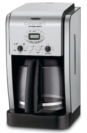 Cuisinart DCC-2650P1 Extreme Brew 12-Cup Programmable Coffeemaker, Black/Stainless Steel,Silver