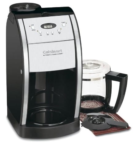 Cuisinart DGB-550BKP1 Automatic Coffeemaker Grind & Brew, 12-Cup Glass, Black