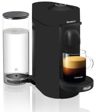 De'Longhi Nespresso VertuoPlus Coffee and Espresso Machine by De'Longhi, 38 ounces, Matte Black