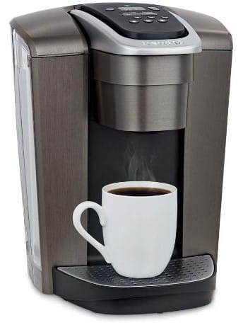 Keurig K-Elite Single-Serve K-Cup Pod Coffee Maker, Brushed Slate, 12 oz. Brew Size