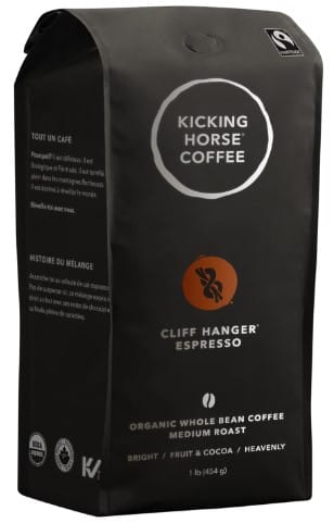 Kicking Horse Coffee Organic Cliff Hanger Espresso, 454 GR