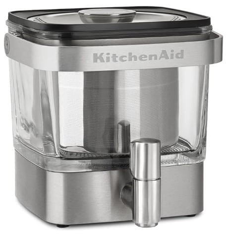 KitchenAid KCM4212SX Cold Brew Coffee Maker-Brushed Stainless Steel, 28 ounce