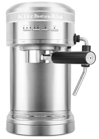 KitchenAid Metal Semi-Automatic Espresso Machine - KES6503, Brushed Stainless Steel, 1.4 Liters